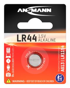 Alkaline Knopfzelle LR44 / LR1154 / AG13