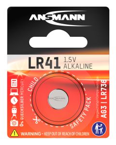 Alkaline Knopfzelle LR41 / LR736 / AG3