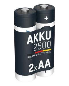  NiMH Akku Mignon AA Typ 2500 (min. 2400 mAh) maxE 2er Blister